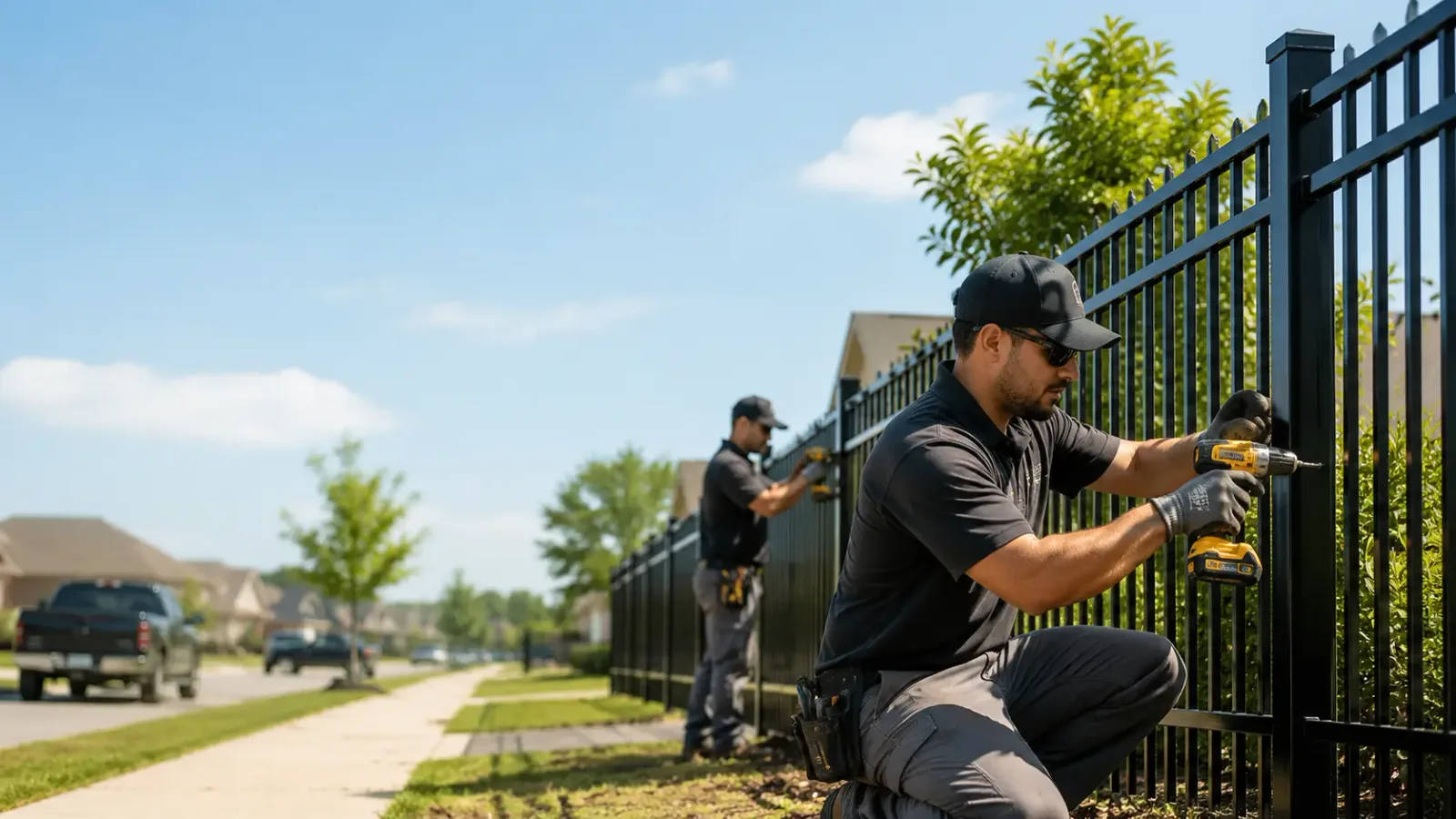 Metal Fence Installation in Coral, PA